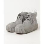 「DIESEL」 ハイカットスニーカー 39 グレー レディース