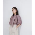 「NATURAL BEAUTY BASIC」 7分袖ブラウス MEDIUM ブラウン系その他 レディース