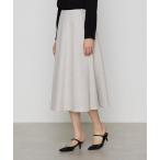 ショッピングダミエ スカート 「 TALLサイズ 」 「セットアップ対応」ダミエラッセルツイードフレアースカート