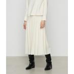ショッピングfk07 スカート 「 TALLサイズ 」 ウールスムースジャージー シガレットプリーツスカート