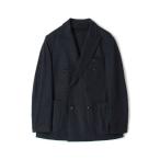 ダウンジャケット ダウン カシミヤジャージー ダブルブレステッド6Bジャケット BRESCHI メンズ