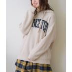 ニット セーター フーディーモールニット レディース