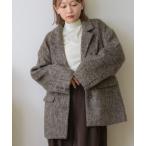 ショッピングレトロ ジャケット テーラードジャケット FウールシャギーテーラーJK レディース