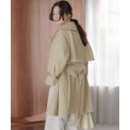 トレンチコート コート リラクシング トレンチコート レディース