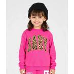 トレーナー  親子お揃い BIGヒョウ柄スリーブトレーナー 1173K キッズ 子供服 男の子 女の子