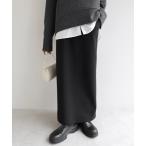 ショッピングストレート スカート 裏起毛ポンチストレートスカート