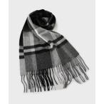 マフラー チェックカシミヤマフラー メンズ レディース