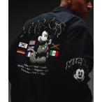 ショッピングTOUR ブルゾン アウター DISNEY | HUF WORLDWIDE TOUR VARSITY JACKET メンズ レディース