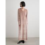 ワンピース ベロアリラクシングフーディワンピース