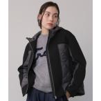 ショッピング中綿 ブルゾン アウター ドッキングフーディブルゾン レディース