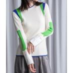 ニット セーター カフスリブニットトップス レディース