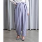 パンツ 「UV / 防シワ 機能付き」コクーンパンツ レディース