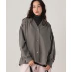 ショッピングスウェード ブラウス シャツ スウェードライクＶブラウス/636913 レディース