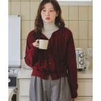 ショッピングカーデ カーディガン フロントフリルニットカーデ レディース