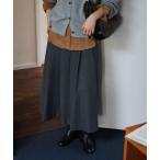 ショッピングロングスカート スカート ハイウエストフレアロングスカート