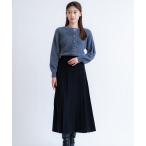 ショッピングニットワンピース ワンピース ドッキングプリーツニットワンピース