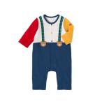 ベビー服 ロンパース ビーンズサスペンダーカバーオール
