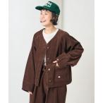 ショッピングキャメル コート アウター 「セットアップ対応」RED KAP × FREAK'S STORE/レッドキャップ 別注 コーデュロイ ノーカラーVネックジャケット