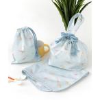 ショッピングランチクロス ポーチ ランチ３点セット(ランチクロス/ミニ巾着/ランチ巾着) キッズ 子供 女の子