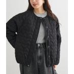 ショッピングハート ブルゾン アウター ・swing by ハートキルトコクーンブルゾン レディース