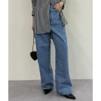 「LOUNGEDRESS」 「NEEDBY heritage」デニムパンツ 26cm ブルー レディース