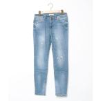 [LOWRYS FARM] обтягивающие джинсы брюки M голубой женский 