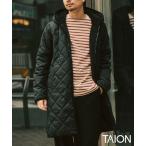 ショッピングタイ コート ジャケット TAION / タイオン PIPING HOOD REVERSBLE DOWN BOA CT メンズ