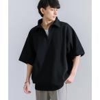 [Rocky Monroe] короткий рукав вязаный L черный мужской 