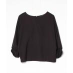 [URBAN RESEARCH] длинный рукав блуза FREE черный женский 