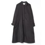 [FREAK'S STORE] пальто с отложным воротником свободный черный женский 