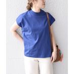 「SHIPS any」 半袖カットソー ONE SIZE ブルー レディース