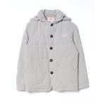 「DANTON」 ワンポイントダウンジャケット「BEAMSコラボ」 34 グレー レディース