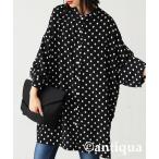 ショッピングチュニック 「antiqua」 長袖チュニック FREE ブラック レディース