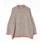 「soulberry」 長袖ニット 3L グレイッシュベージュ レディース