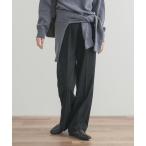 ショッピング裏起毛 パンツ 「UR TECH」ウラキモウストレートイージーパンツ｜冬服/暖かい/裏起毛/ウエストゴム/通勤服/お出かけ レディース