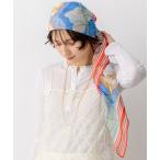 ストール マフラー コットンシルク マップ柄 ストール レディース