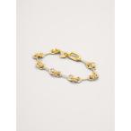 ブレスレット ダブルリングチェーンブレスレット レディース