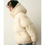 ダウンコート ダウンジャケット フードパフィーショートジャケット レディース