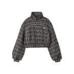 ショッピングファーファ ブルゾン アウター ツイーディトラックブルゾン レディース