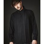 ショッピングway シャツ 「NO ID.」2-Way Fly-Front Tuck Shirt / 2ウェイ フライフロント タック シャツ メンズ