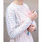 tシャツ ならんだチューリップ　プリントロンT レディース