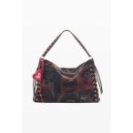 ショッピングリップ ショルダーバッグ バッグ グラフィティ風リッププリントショルダーバッグ レディース