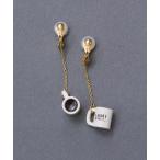 イヤリング coffee cup イヤリング レディース