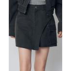 パンツ 「セットアップ対応」ワンサイドスリットカーゴショートパンツ レディース