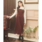 ショッピングリボン ワンピース リボンデザインIラインワンピース