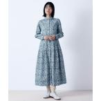 ショッピングミモレ丈 ワンピース サニークラウズ　ｆｅａｔ．　早川ちひろ　冬の花畑ワンピース「レディース」