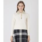 ショッピングスパンコール ニット セーター ヘアリーアルパカウールスパンコールカラーニット レディース