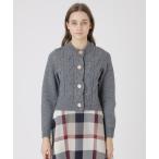 カーディガン 「限定カラーあり」ヘアリーアルパカウールカーディガン レディース