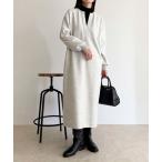 ショッピングニットワンピース ワンピース ソフトニットメルトンワンピース