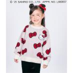ショッピングキティ ニット セーター 「ハローキティ」リボンジャカードニット キッズ 子供服 女の子